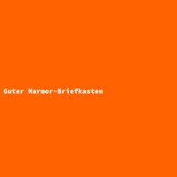 Guter Marmor-Briefkasten