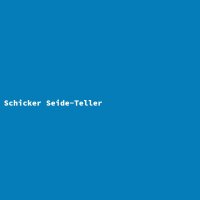 Schicker Seide-Teller