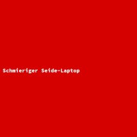 Schmieriger Seide-Laptop