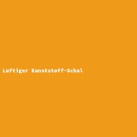 Luftiger Kunststoff-Schal