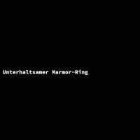 Unterhaltsamer Marmor-Ring