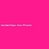 Geschmeidiges Glas-Pflaster