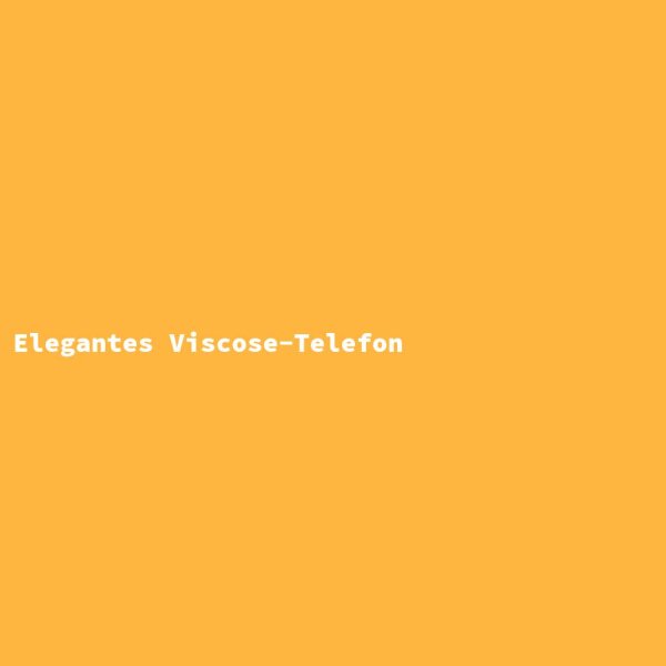 Elegantes Viscose-Telefon