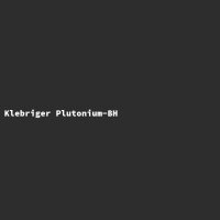 Klebriger Plutonium-BH