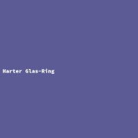 Harter Glas-Ring