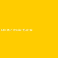 Adretter Bronze-Klositz