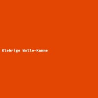 Klebrige Wolle-Kanne