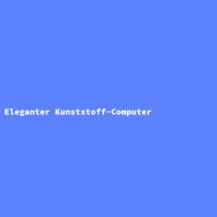 Eleganter Kunststoff-Computer